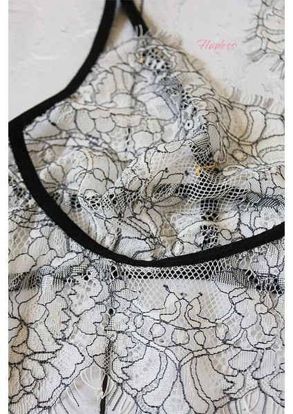 Kadın Şeffaf Bralette Tanga Iç Çamaşırı Seti 1072 fırsatları