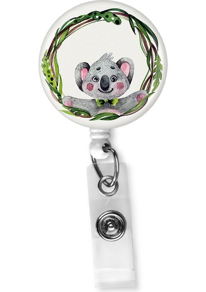 Cute Koala Damla Yoyo Yaka Kartı