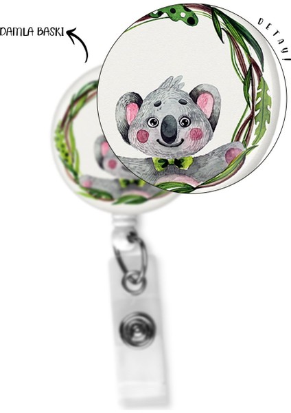 Cute Koala Damla Yoyo Yaka Kartı fiyatları