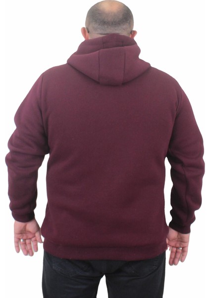 Mocgrande Fermuarlı Kapuşonlu Büyük Beden Sweat Adventure 23220 Murdum fırsatları