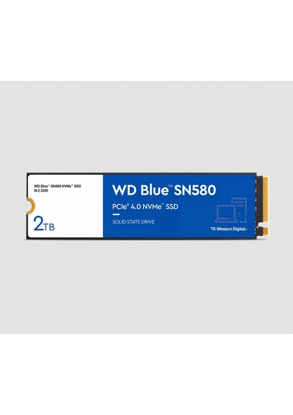 Wd Blue Sn580 2TB NVMe SSD