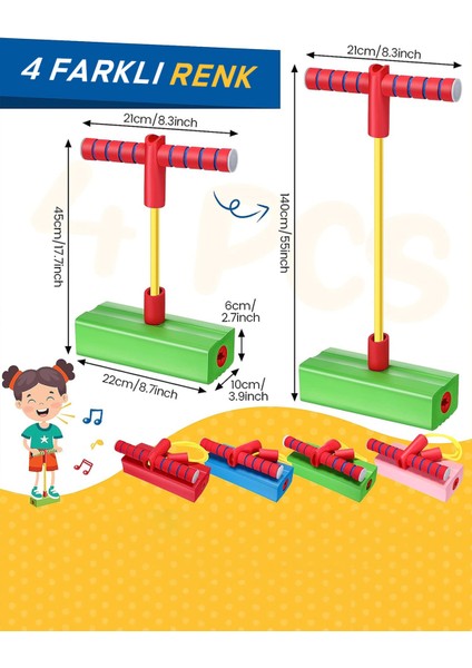 Çocuklar Için Atlama Zıplama Oyuncağı Uzatan Eğitici Fiziksel Zihinsel Geliştirici Eğitici Oyuncak