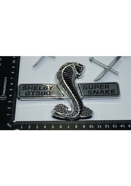 Mustang Shelby GT500 Kobra Ön Panjur Vidalı Krom Abs Logo fiyatları