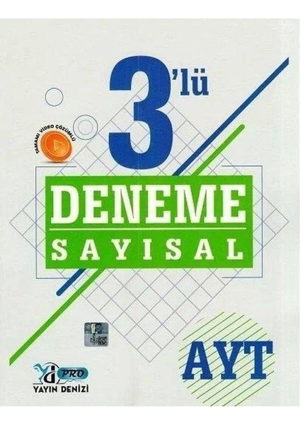 Ayt Sayısal Pro Deneme 3'lü