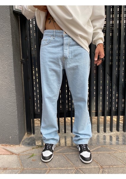 Line Buz Mavi Baggy Pantolon
