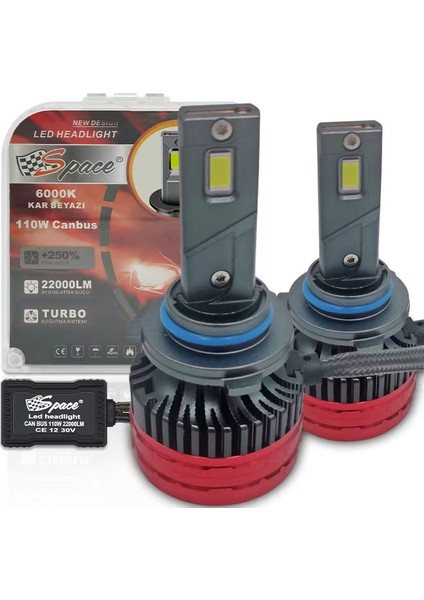 LED Far Ampulü Canbus 110W 22000LM H9005 / LAAM924-1 fırsatları