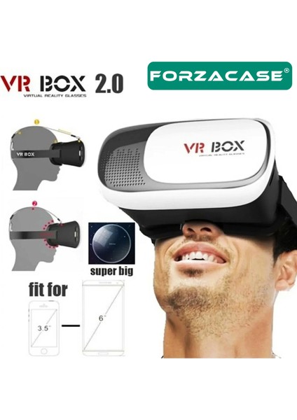 VR Box 3D Sanal Gerçeklik Gözlüğü - FC172 fiyatları