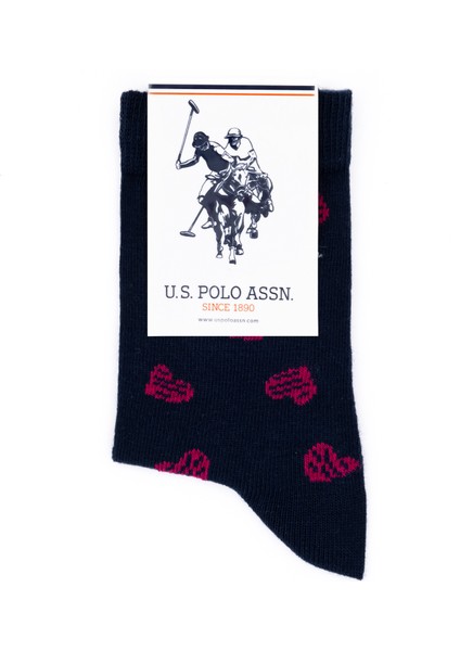 U.S. Polo Assn. Kız Çocuk Lacivert Çorap 50281727-VR033