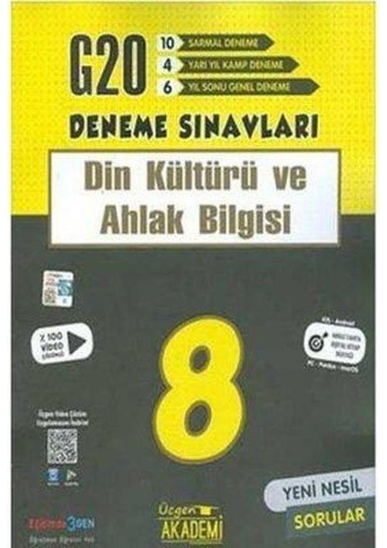 8.sınıf Lgs Din Kültürü ve Ahlak Bilgisi 20'li Deneme