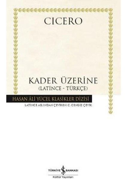 Kader Üzerine  Latincetürkçe  Hasan Ali Yücel Klasikler