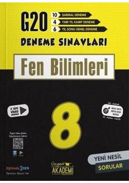 8.sınıf Lgs Fen Bilimleri 20'li Deneme