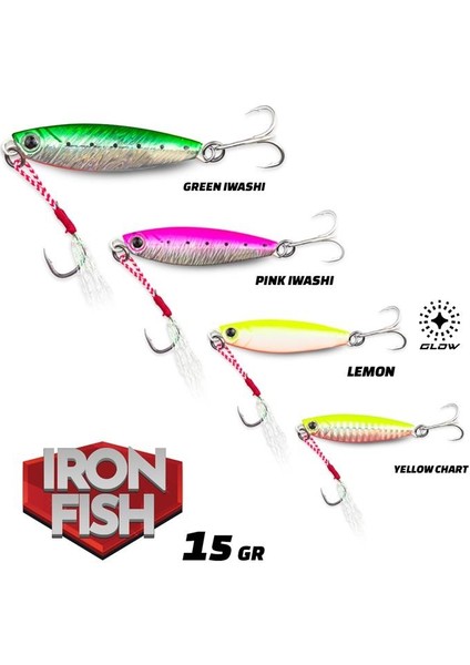 Iron Fish 15GR 55MM Jig Yem fiyatları