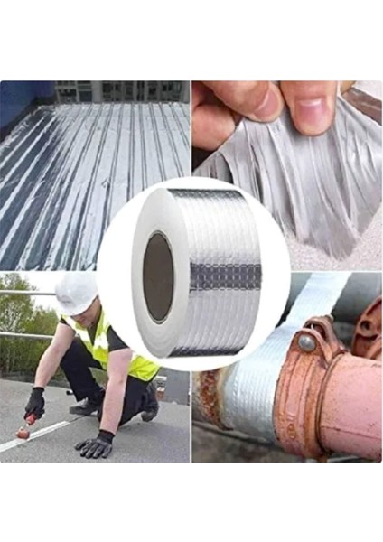 Çamur Bant 10cmx1.5mt Su Geçirmez Yalıtım Bandı Boru Çatı Çatlak Sızdırmaz izolasyon Bandı Alüminyum Sakız Bant fırsatları