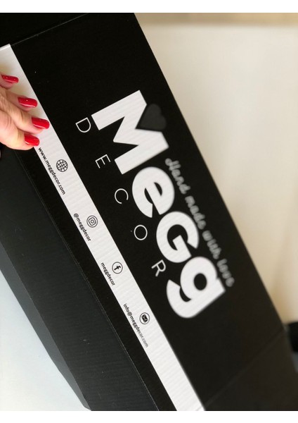 Tahta Standlı Renkli 4'lü Çerezlik Meggdecor fırsatları