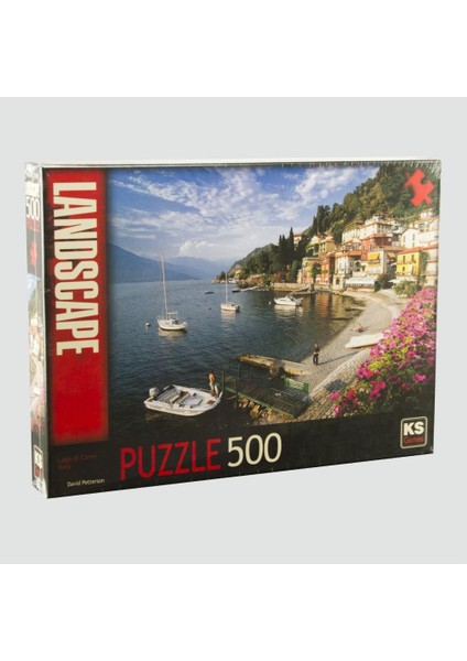 Lago Di Como Italya Manzara 500 Parça Puzzle