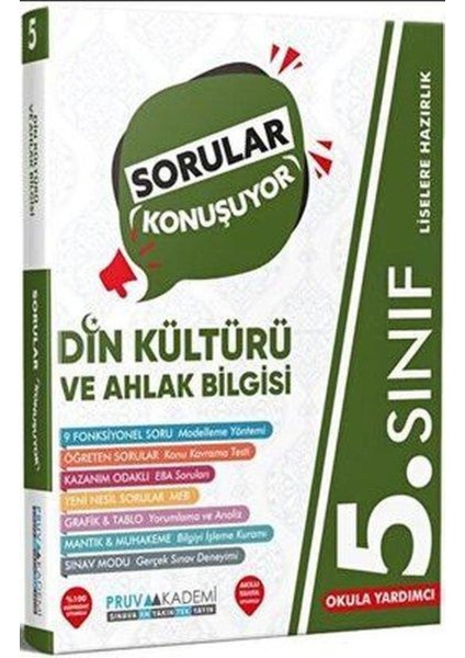 5. Sınıf Din Kültürü ve Ahlak Bilgisi Sorular Konuşuyor