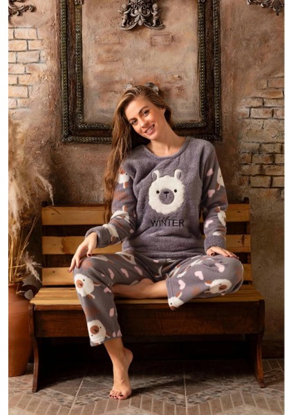 Kadın Kışlık Welsoft Pijama Takımı A 200/553 - 1 Adet