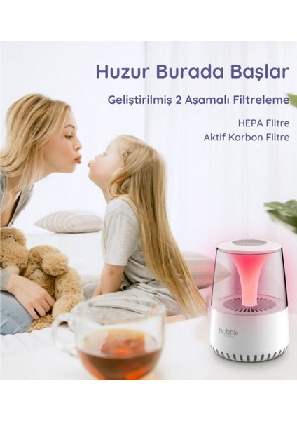 Pure Hava Temizleyici Ninni Çalar Bluetooth Speaker Gece Lambası