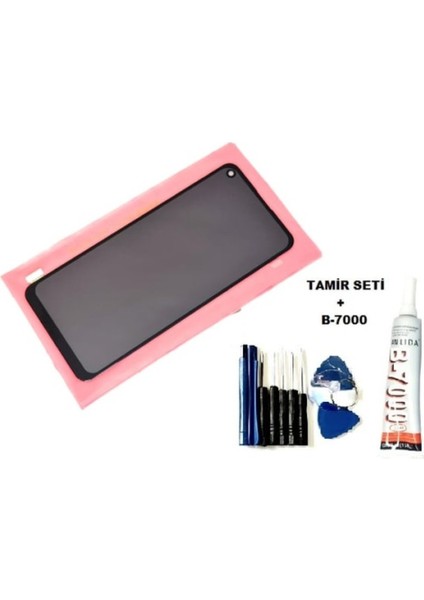 Realme 7 Pro Ekran LCD Dokunmatik (Tft) B-7000 Tamir Seti