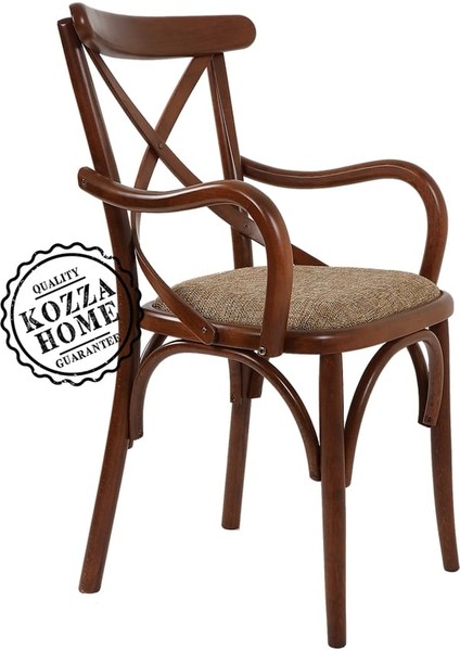 Kozza Home Thonet Kollu Sandalye Ceviz