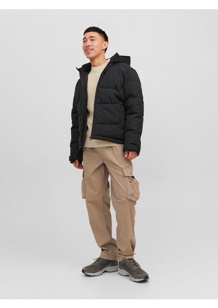 Kapüşonlu Dark Black Erkek Mont 12214648 fiyatları