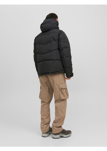 Kapüşonlu Dark Black Erkek Mont 12214648 fırsatları