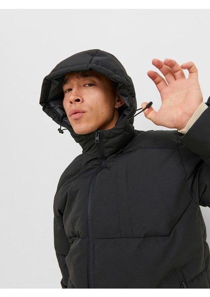 Kapüşonlu Dark Black Erkek Mont 12214648 indirimleri