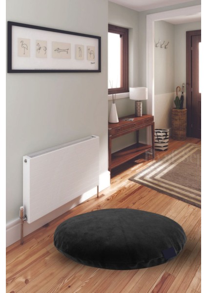 Yuvarlak Yer Minderi Kalorifer Önü Minder Dekor Minder 70X70 modelleri