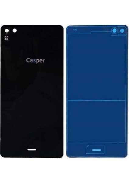 Casper Via V10 Arka Batarya Pil Kapağı Siyah