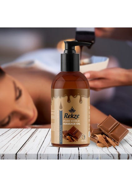 Çikolata Aromalı Kokulu Erotica Rahatlatıcılı Vücut Aromaterapi Masaj Yağı 120 ml