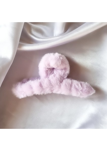 Kadın Peluş Model Büyük Boy 12 cm Mandal Toka