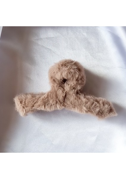 Kadın Peluş Model Büyük Boy 12 cm Mandal Toka