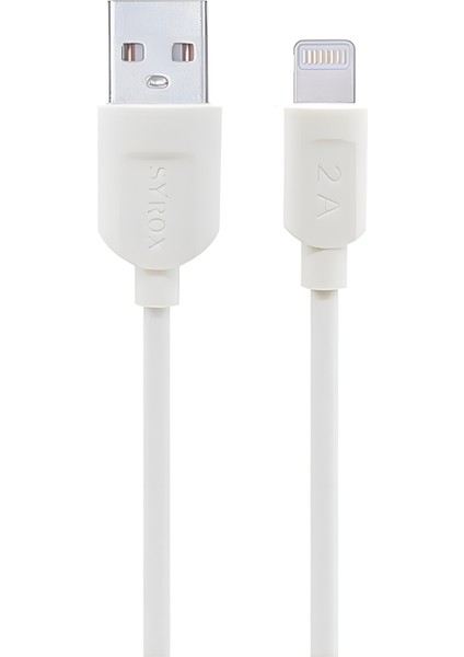 Iphone Şarj & Data Kablosu Syrox C12 Lightning 2.0A Wesafe fiyatları