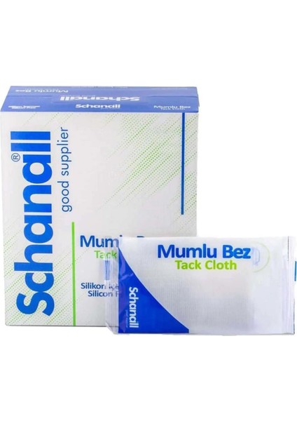 Schanall - Mumlu Bez Beyaz 33CM x 90CM