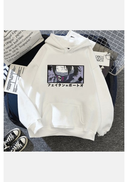 Hunter x Hunter Feitan Face Kapsonlu Sweatshirt fiyatları