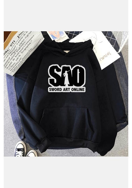 Sword Art Online Kapşonlu Sweatshirt