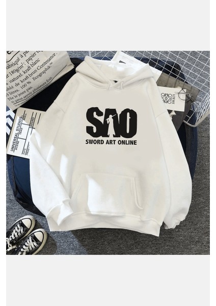 Sword Art Online Kapşonlu Sweatshirt