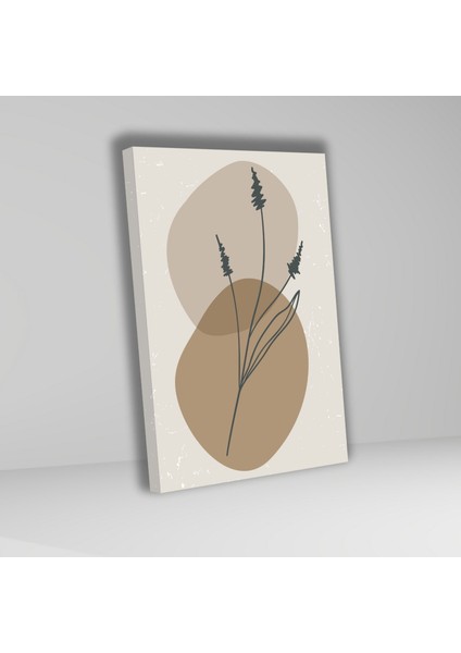 3'lü Kanvas Tablo Seti Çizgisel Lavantalar ve Yaprak fiyatları