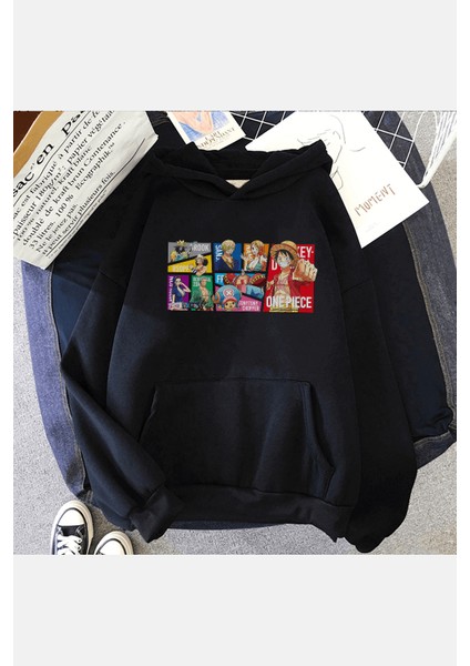 One Piece Friends Kapşonlu Sweatshirt fiyatları
