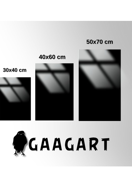 3'lü Metal Çerçeveli Cam Tablo Seti Neon Sihirli Mantar modelleri