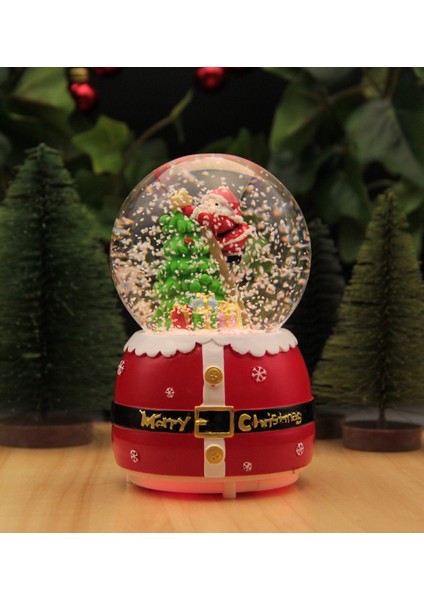 Yılbaşı Kar Küresi Noel Işıklı ve Müzikli Christmas Noel Baba ve Kardan Adam Kurdela fırsatları