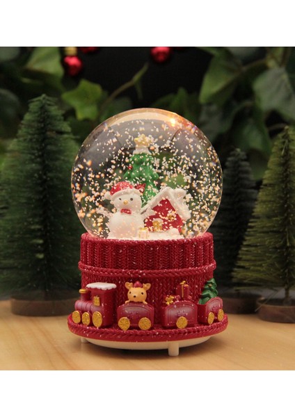Yılbaşı Kar Küresi Noel Işıklı ve Müzikli Christmas Kardan Adamlı ( PİL HEDİYELİ) modelleri