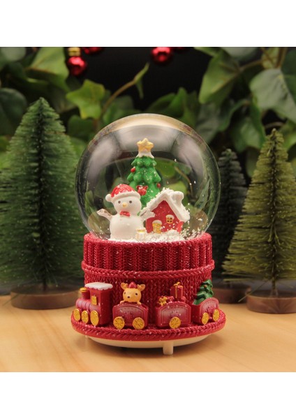 Yılbaşı Kar Küresi Noel Işıklı ve Müzikli Christmas Kardan Adamlı ( PİL HEDİYELİ) fırsatları