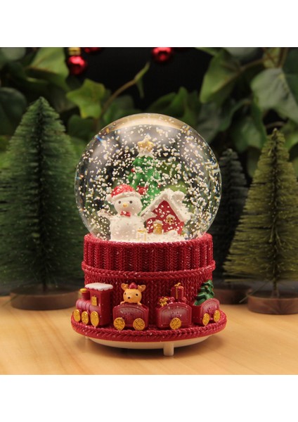 Yılbaşı Kar Küresi Noel Işıklı ve Müzikli Christmas Kardan Adamlı ( PİL HEDİYELİ) indirimleri