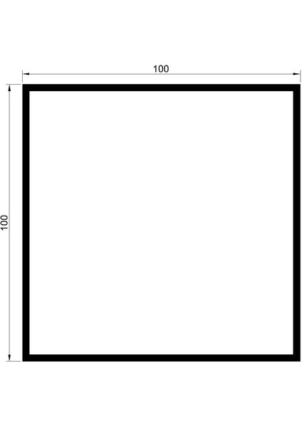 Poliüretan Dekoratif Duvar Çıtası Takım 100X200 2,5 Cmlik