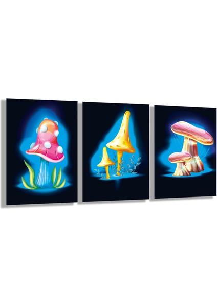 Cam Tablo Seti Neon Sihirli Mantar fiyatları