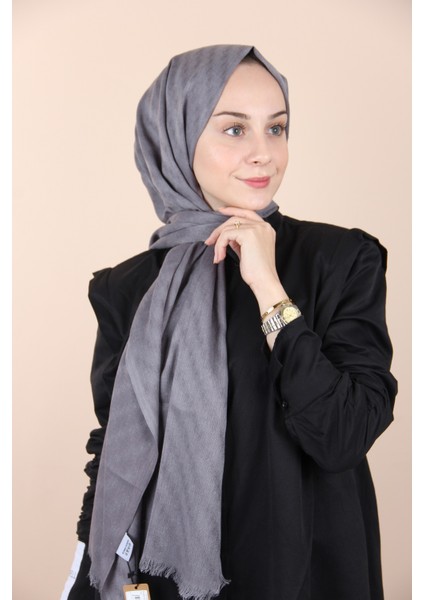 Gri Esmira Kaşmir Şal