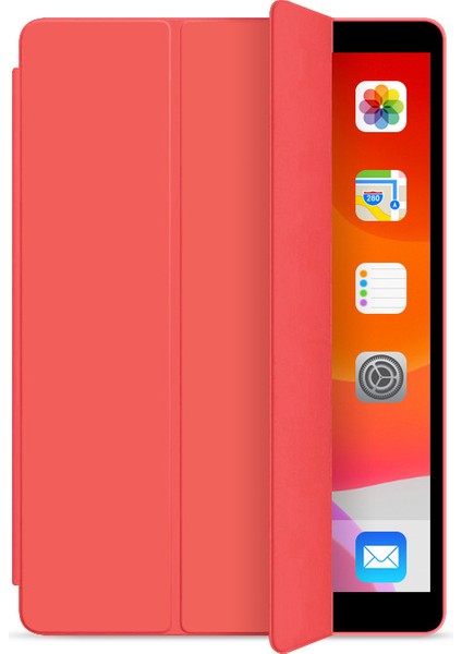 Apple iPad Air 4 10.9 2020 (4.nesil) Kılıf Yatay Standlı Arka Silikon Güçlü Mıknatıslı Uyku Modlu Silikon Smart Kılıf (Model A2316,A2324,A2325,A2072)