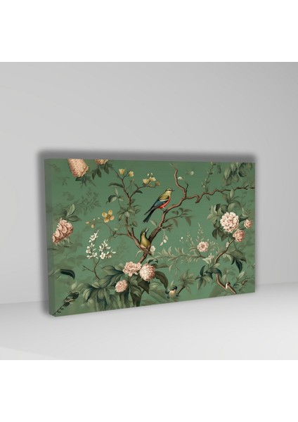Tekli Yatay Kanvas Yüksek Kalite Kuşlar ve Ağaç Dalları fiyatları