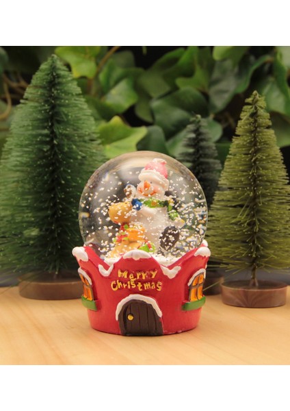 Yılbaşı Noel Kar Küresi Merry Christmas